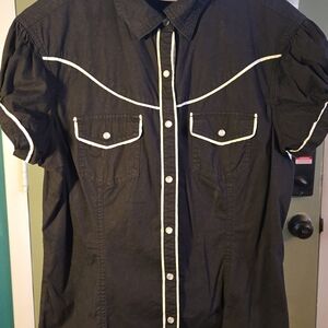 Womens Harley-Davidson Western Button Down Tee